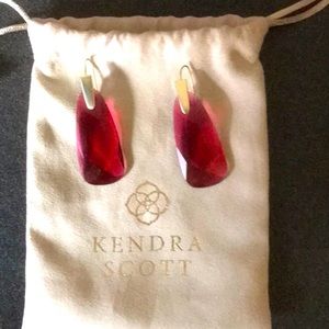 Kendra Scott red earrings